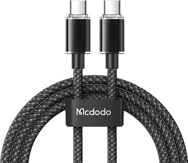 Кабель McDodo 100W Type-C to Type-C Transparent - фото