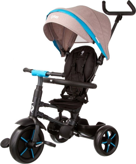 Трехколесный велосипед с ручкой QPlay Star1GB - фото