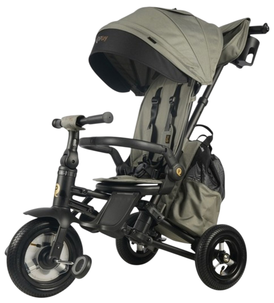 Трехколесный велосипед с ручкой QPlay NovaPlus1O - фото