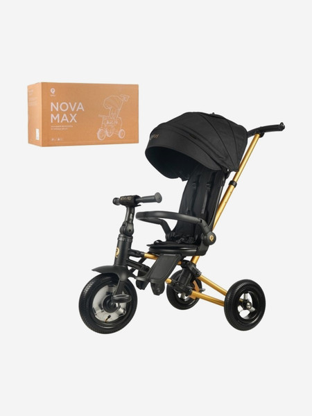 Трехколесный велосипед с ручкой QPlay Nova1GLD