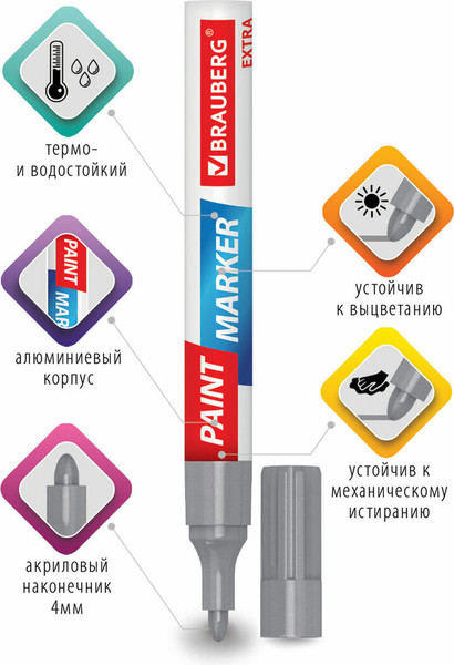 Маркер-краска Brauberg Extra / 151982