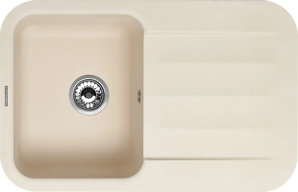 Мойка кухонная Kuppersberg Lira 1B1D Ecru - фото