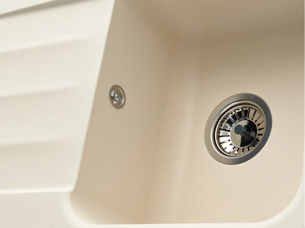 Мойка кухонная Kuppersberg Lira 1B1D Ecru