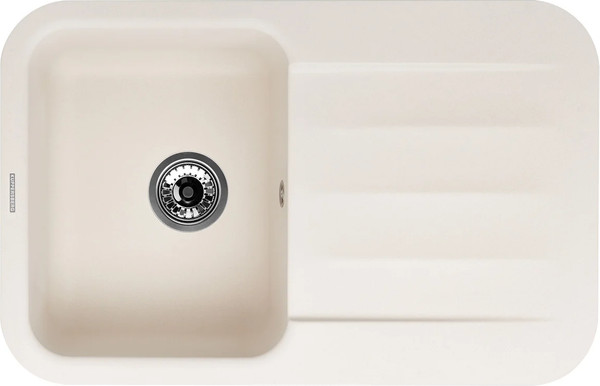 Мойка кухонная Kuppersberg Lira 1B1D White - фото