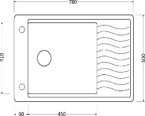 Мойка кухонная Kuppersberg Mila 1B1D Beige