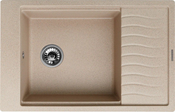 Мойка кухонная Kuppersberg Mila 1B1D Sand - фото