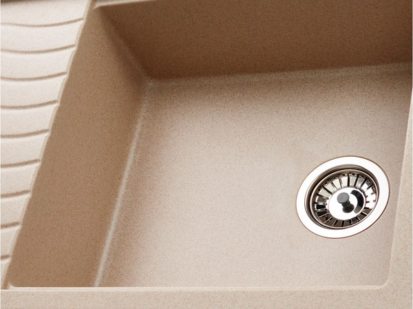 Мойка кухонная Kuppersberg Mila 1B1D Sand