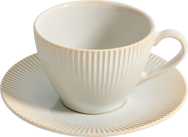 Чашка с блюдцем AksHome Aurora 200мл - фото