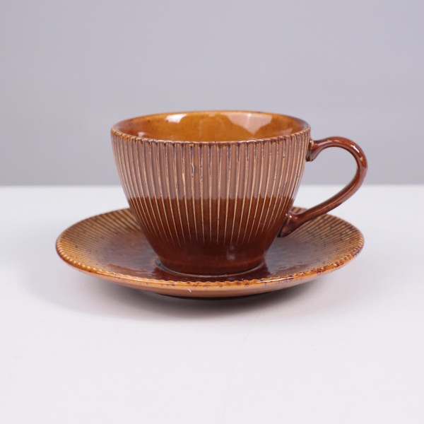 Чашка с блюдцем AksHome Aurora 200мл