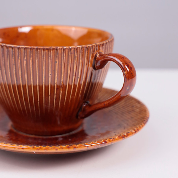 Чашка с блюдцем AksHome Aurora 200мл