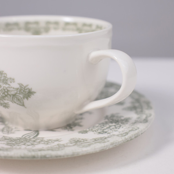 Чашка с блюдцем AksHome Blossom 250мл