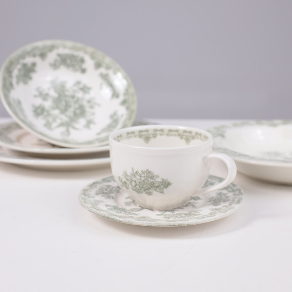 Чашка с блюдцем AksHome Blossom 250мл