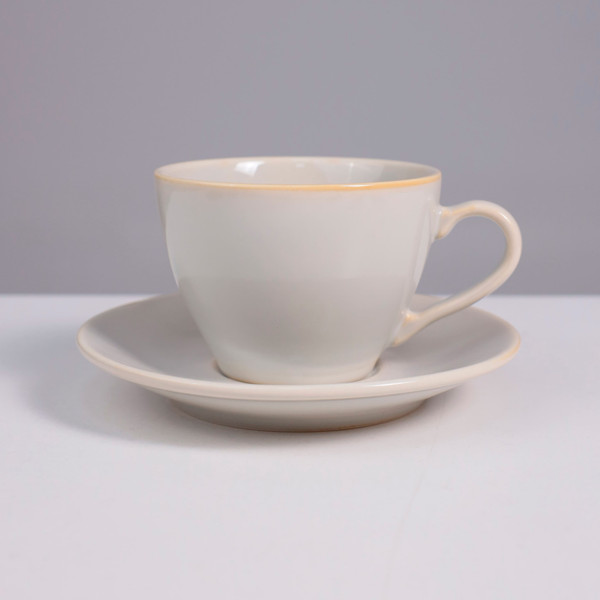 Чашка с блюдцем AksHome Opalus 200мл