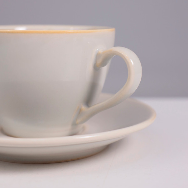 Чашка с блюдцем AksHome Opalus 200мл