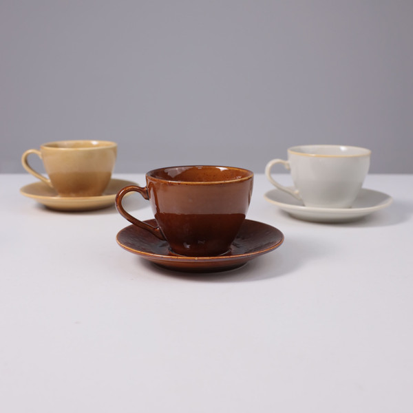 Чашка с блюдцем AksHome Opalus 200мл