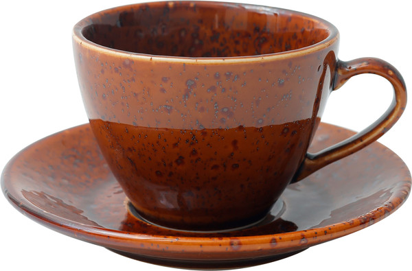 Чашка с блюдцем AksHome Opalus 200мл - фото