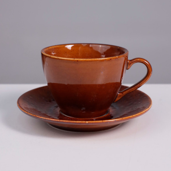 Чашка с блюдцем AksHome Opalus 200мл