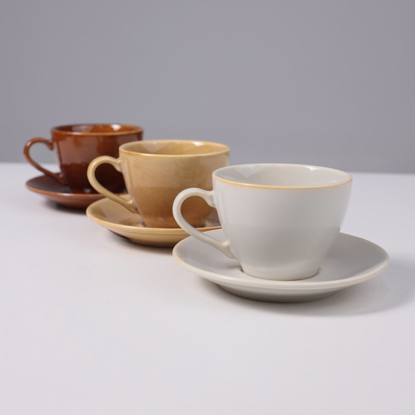 Чашка с блюдцем AksHome Opalus 200мл