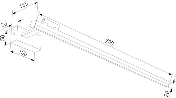 Подсветка для картин и зеркал Elektrostandard Acento 40155/LED