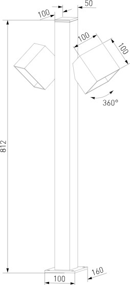 Светильник уличный Elektrostandard Fjord 35195/F
