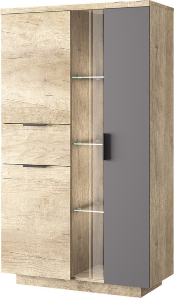 Шкаф с витриной Anrex Bryce 1V2D1S - фото