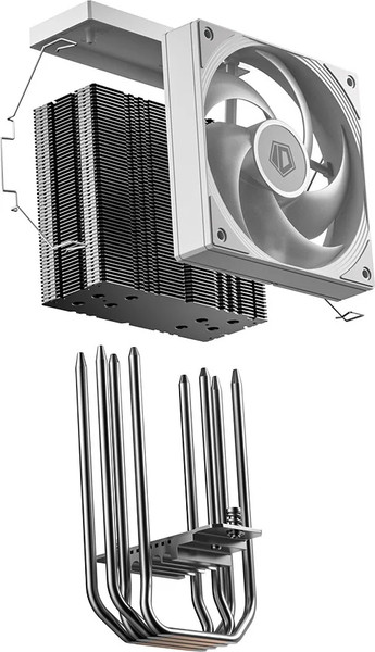 Кулер для процессора ID-Cooling FROZN A410 SE ARGB White