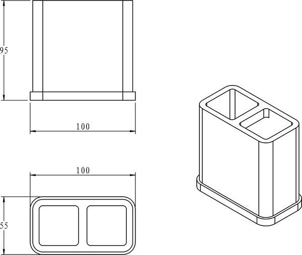 Набор аксессуаров для ванной Lauter 21BPO64B + 21BPO64D