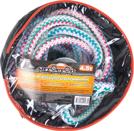 Трос буксировочный Автостоп AB-4.5ШЧ - фото