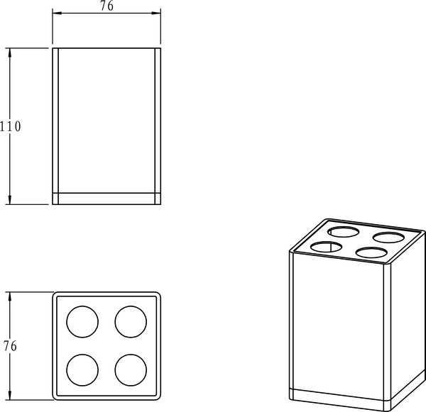 Набор аксессуаров для ванной Lauter 21BWO39C + 21BWO39A