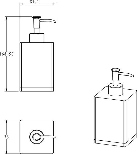 Набор аксессуаров для ванной Lauter 21BWO39C + 21BWO39A