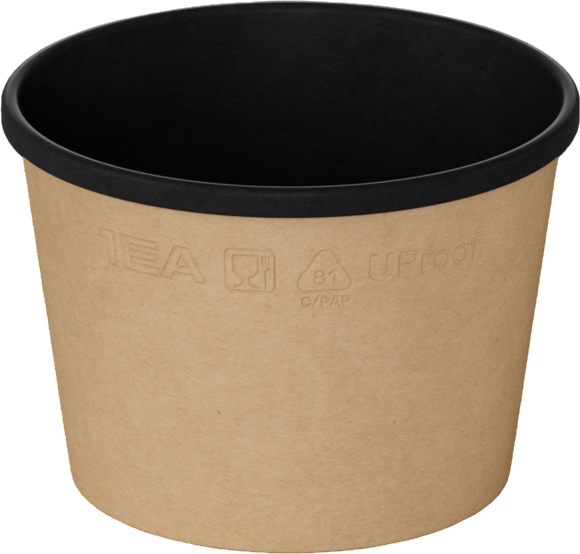 Набор одноразовых контейнеров 1EA OneBowl UP bottom OBbot380/BL - фото