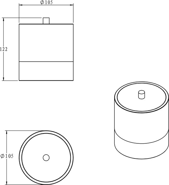 Набор аксессуаров для ванной Lauter 21HWO69C + 21HW69D + 21HWO69H