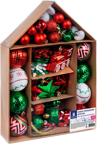 Набор елочных игрушек Золотая сказка 592181 - фото