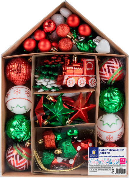 Набор елочных игрушек Золотая сказка 592181