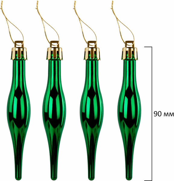 Набор елочных игрушек Золотая сказка 592181