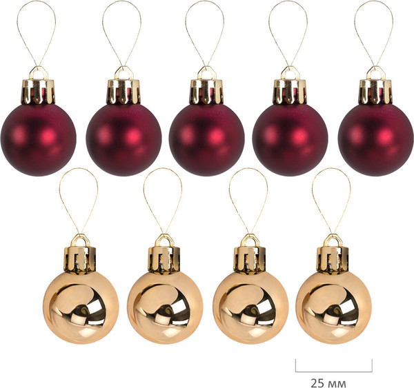 Набор елочных игрушек Золотая сказка 592182