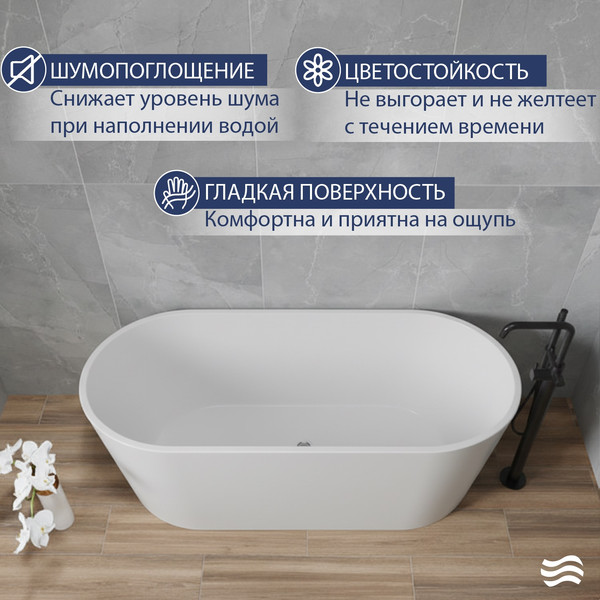 Ванна акриловая Lauter 21001B