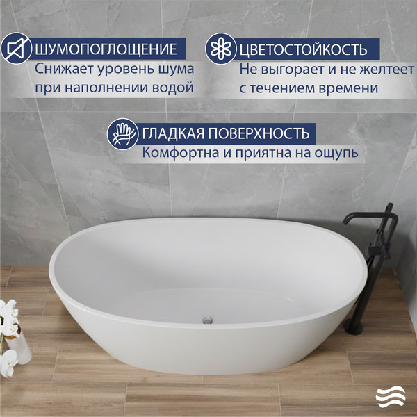 Ванна акриловая Lauter 21002B