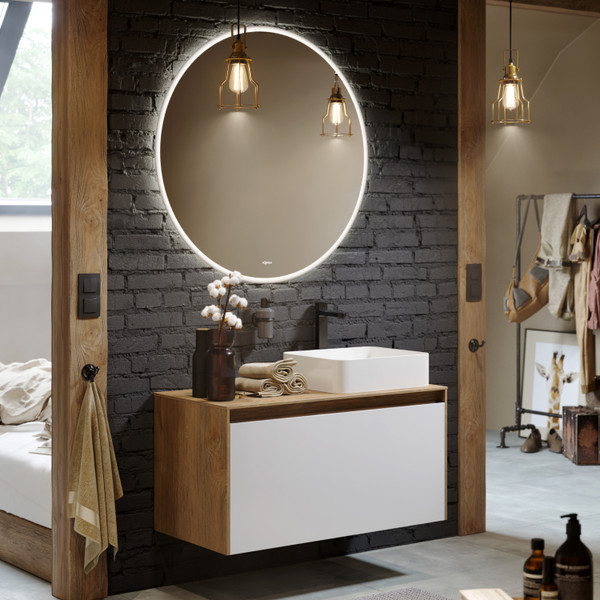 Зеркало Aqwella Moon MOON0210AH - фото