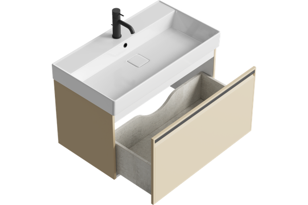Тумба с умывальником Aqwella Pure PUR0108KS