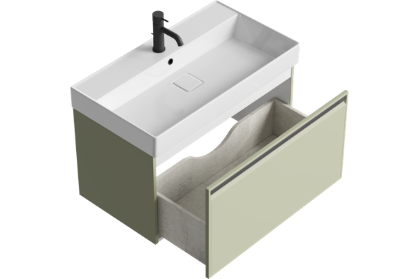 Тумба с умывальником Aqwella Pure PUR0108SH