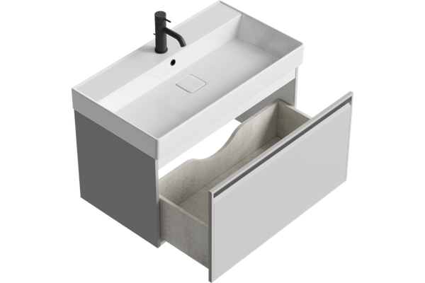 Тумба с умывальником Aqwella Pure PUR0108ST