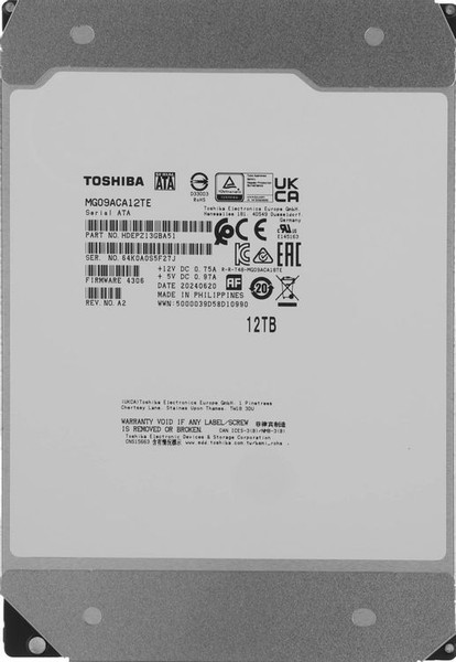 Жесткий диск Toshiba MG09 12TB (MG09ACA12TE) - фото