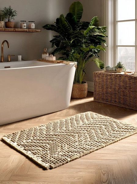 Коврик для ванной Home One Waffle 60x90 / 435524