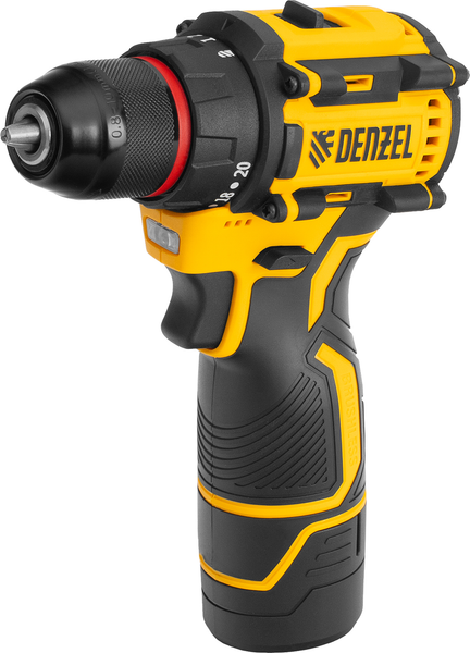Аккумуляторная дрель-шуруповерт Denzel CDH-BL-12 / 26108