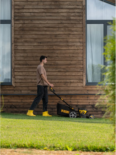 Газонокосилка аккумуляторная Denzel DLM-460 / 58911