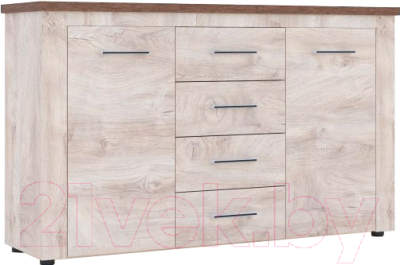 Тумба Империал Мэдисон 2д4ящ - фото