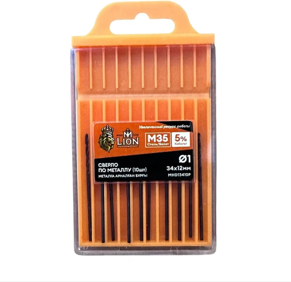 Набор сверл M-Lion По металлу 3.5x70мм / MHD357010P - фото