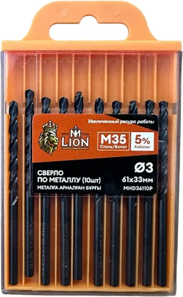 Набор сверл M-Lion По металлу 3.0x61мм / MHD36110P - фото