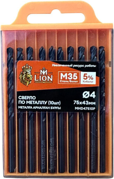 Набор сверл M-Lion По металлу 4.2x75мм / MHD427510P - фото